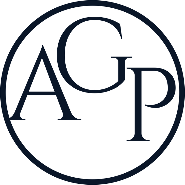 AGP logo, navy